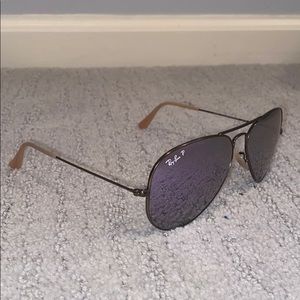 Purple tinted aviator Raybans